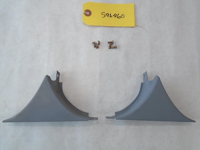1959 1960 Chevy Impala etc Four Door Exterior Lower Pillar Divider Triangles L&R
