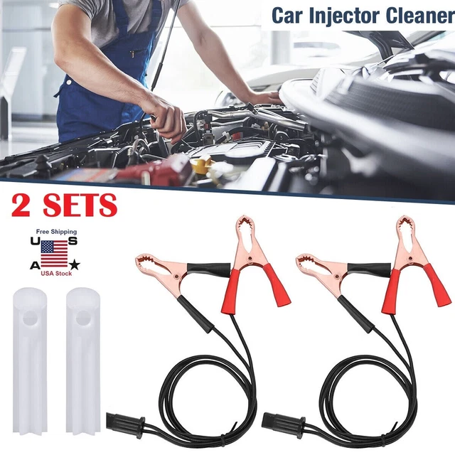 UNIVERSAL FUEL INJECTOR Flush Cleaner Adapter DIY Kit Car Cleaning Tool