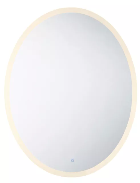 Kovacs P6108B 39-3/8" x 31-1/2" Oval Flat Frameless LED Vanity