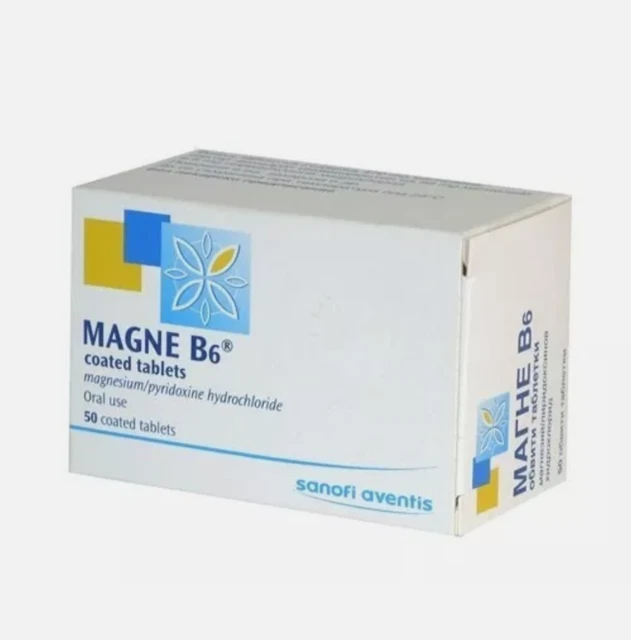 MAGNE B6 TABLETS Magnesium Deficiency Muscle Spasms Stress Insomnia