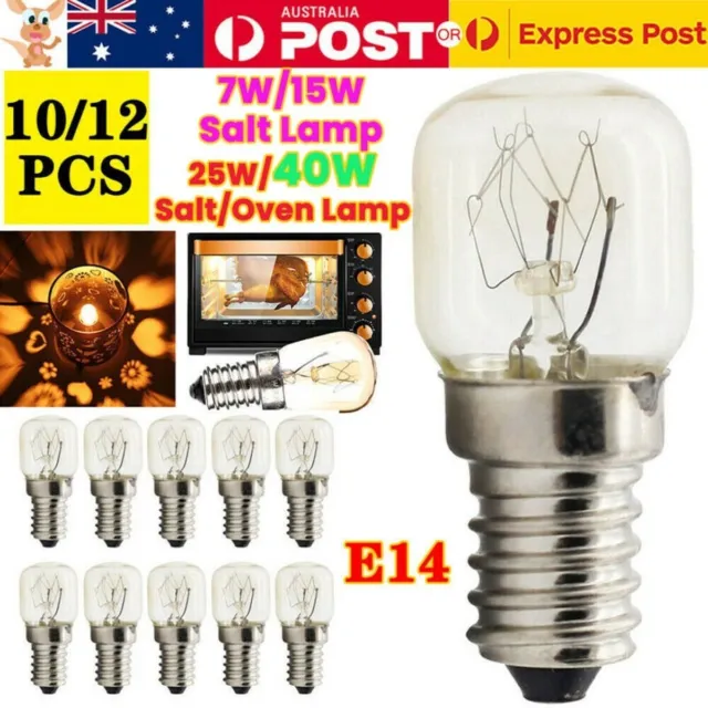 Himalayan Salt Lamp Globe Bulb Light Bulbs Heat Resisting 7W/15W/25W/40W E14 AU