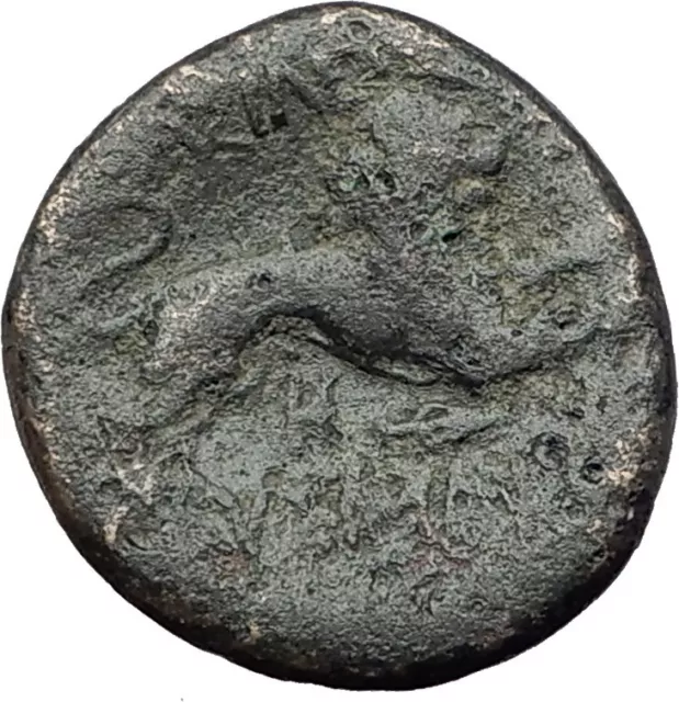 LYSIMACHOS 323BC Authentic Ancient Greek Coin ALEXANDER the GREAT & LION i63116