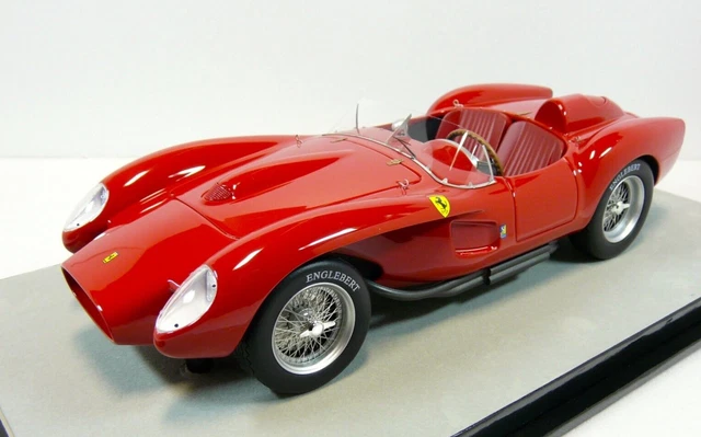 Modèle Réduit 1:18 TECNOMODEL Ferrari 250Tr Pontoon Fender - Version Presse 1957 - Neuf
