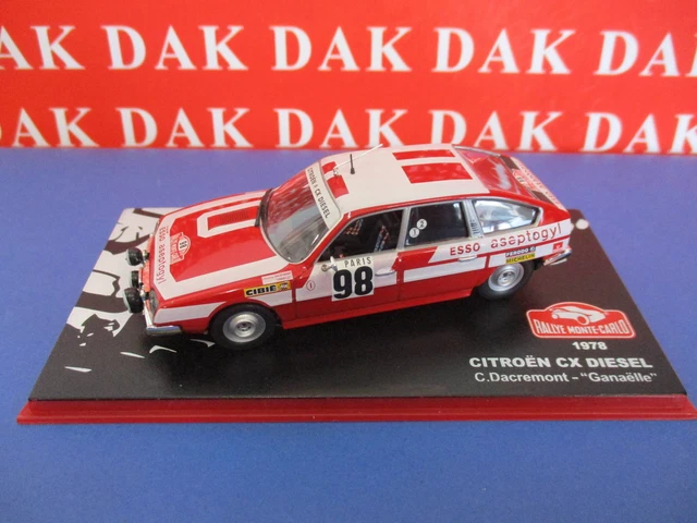 Die cast 1/43 Modellino Auto Citroen CX Diesel Rally Monte Carlo 1978 Dacremont