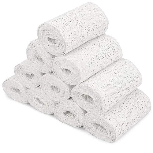 PIQIUQIU 10x Bande de plâtre - Bandes plâtrées en Tissu - Matériel Moulage dé...