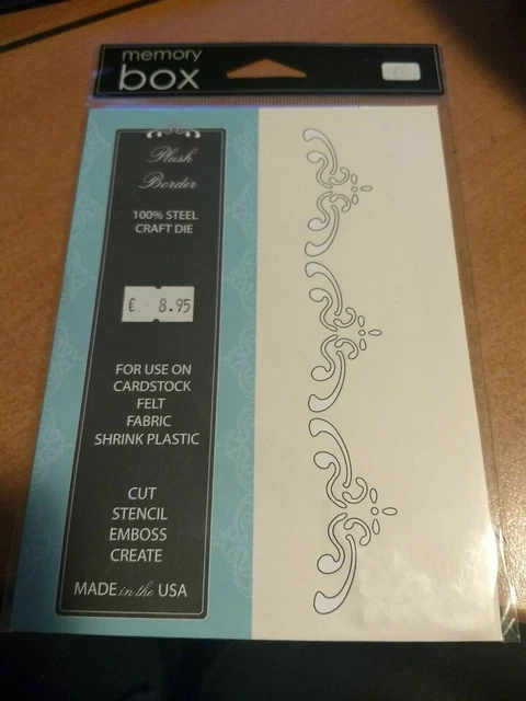 Cutting Dies Scrapbook Memory Box Dies Plush Border    Style 98133 (Box07)