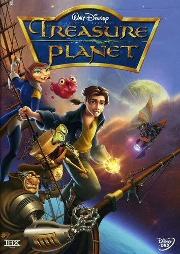 Treasure Planet DVD 2003 Walt Disney Animiation Gorden-Levitt Emma Thompson NEW