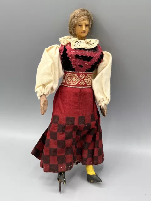 Antique German Wax Head Doll