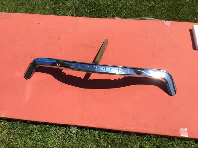 ￼1954 Chevrolet truck upper grill bar. 1955  1st-series Chevy truck.