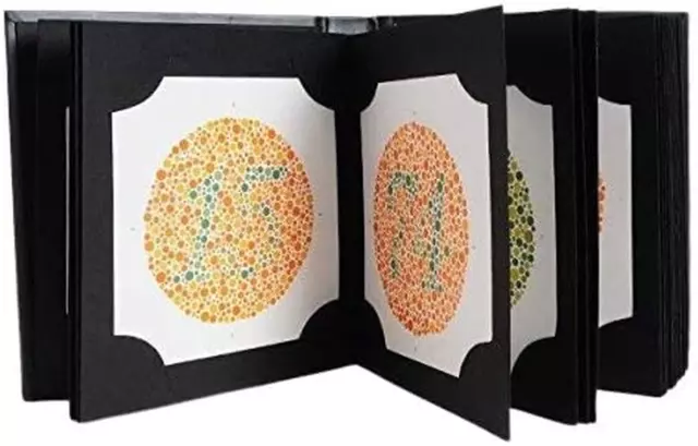Ishihara Test Chart Books for Color Deficiency 38 Plates Latest Edition with ...