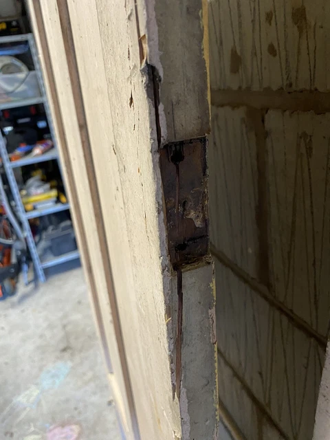 Victorian Reclaimed Cupboard Alcove 4 Panel / Panelled Doors x2 7
