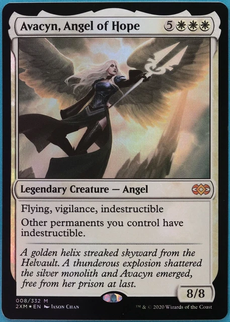 Avacyn, Angel of Hope FOIL Double Masters NM Mythic Rare CARD (389450) ABUGames