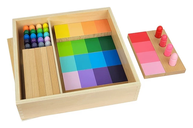 COLOR RESEMBLANCE SORTING Task - IFIT MONTESSORI SENSORIAL MATERIAL $78 ...
