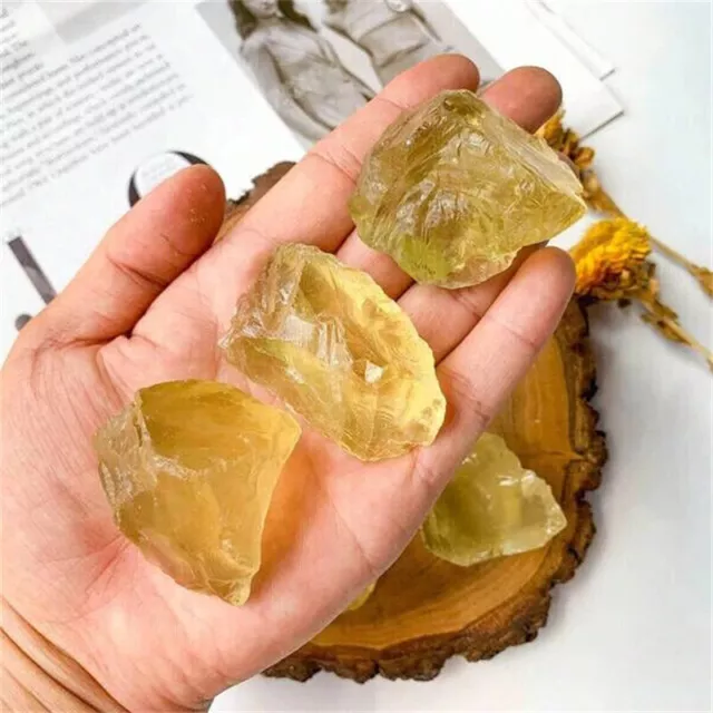 Raw Rough Large Citrine Quartz Crystal Reiki Mineral Rocks Chunks Specimens Gift