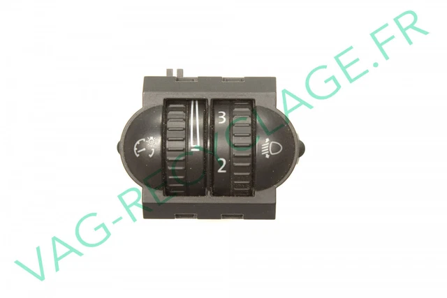 ♻️Bouton réglage hauteur phare et éclairage tableau de bord 1K0941333D Golf 5 Je