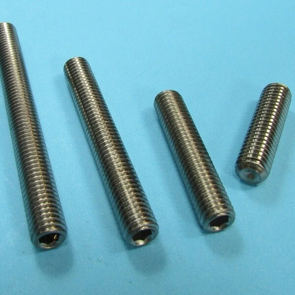 Gewindestifte Madenschrauben Edelstahl A2 Kegelkuppe M3 M4 M5 M6 M8 ISO