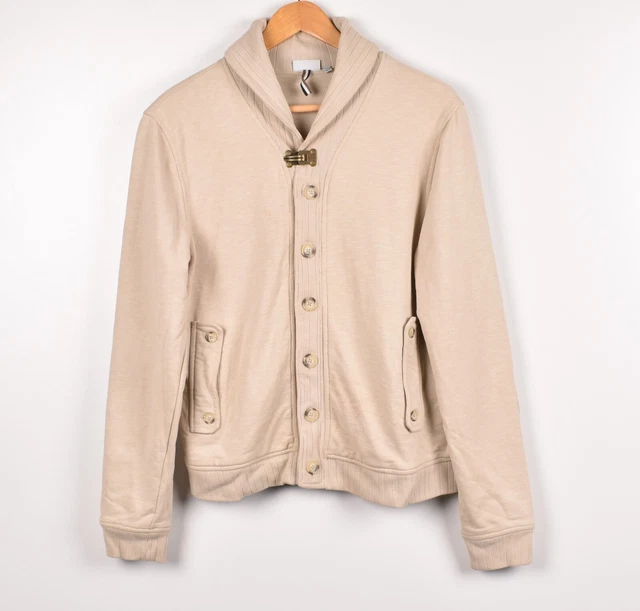 J.Lineberg Uomo Maglione Cardigan Taglia M