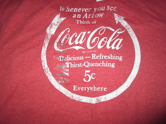 Coca-Cola T-Shirt, Men's X-Large, Brand New w/Tag, LOOK!