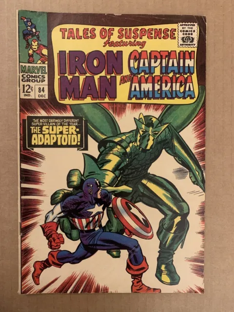 Tales Of Suspense #84 1966 Super Adaptoid Marvel Comics Iron Man Captain America