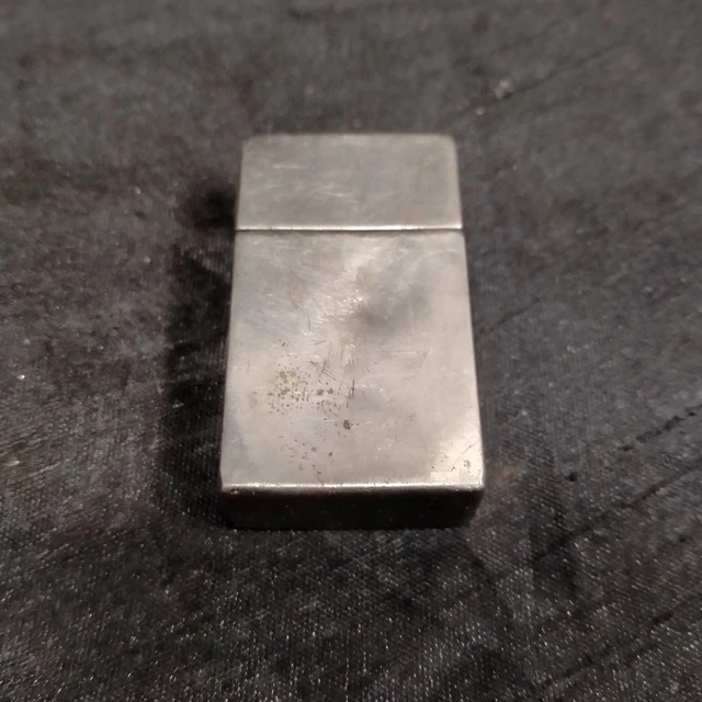 Vintage Uni Vesta Silver Case Plate Brief Stop Lid In Good Condition