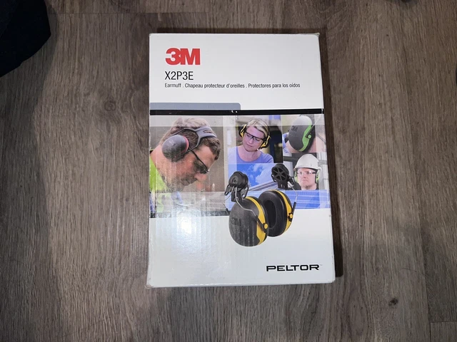 3M X2P3E PELTOR X2 Cap Mount Ear Muffs Hard Hat Attachment NRR 24 dB