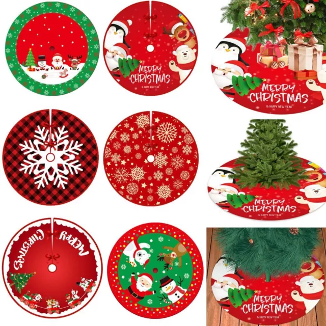 Christmas Decorations Ornament Christmas Tree Skirt Xmas Party Supplies Bottom