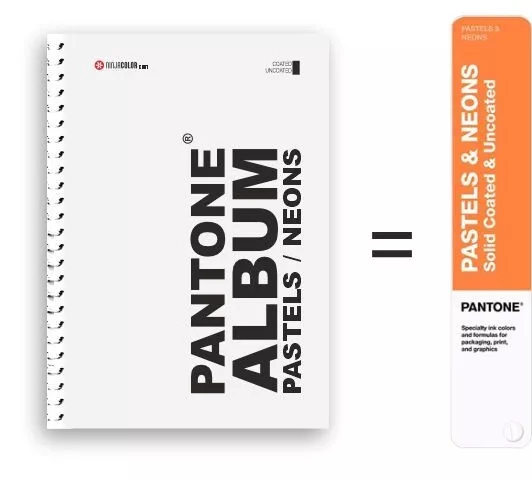 PANTONE ALBUM PASTELS/NEONS UNCOATED - cheapest specialised swatch