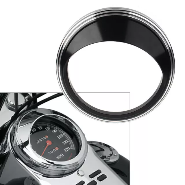 Gauge Bezel Covers Trim Ring Visor for Harley with 5" speedometer