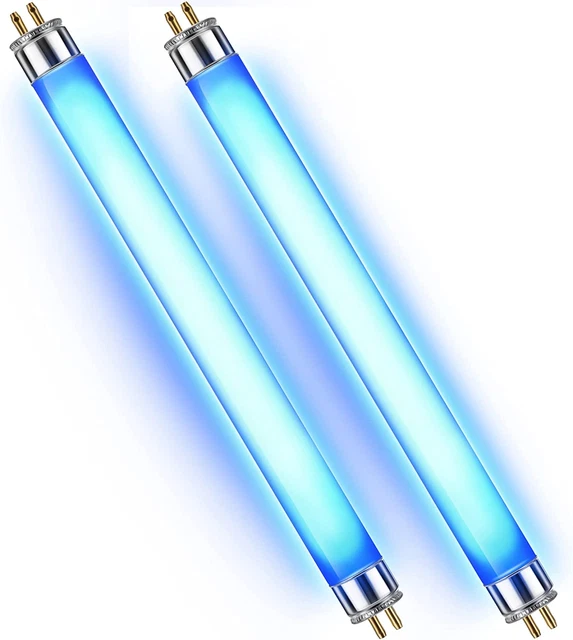 2Pack 32050 6Watt UV Replacement Bulbs, F6T5/BL Fluorescent Tube G5 Base Mosquit