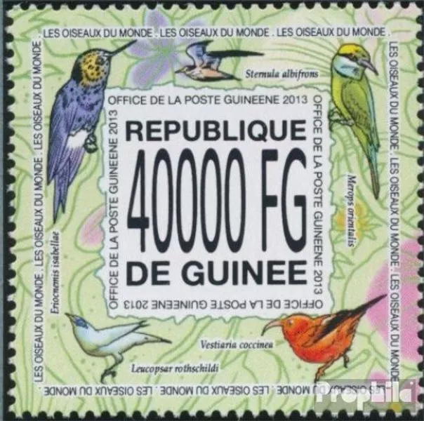 Briefmarken Guinea 2013 Mi 10084 postfrisch Vögel