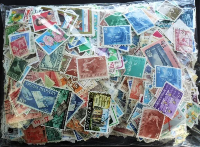 Lot Vrac - Timbres Du Monde - Plus De 1500