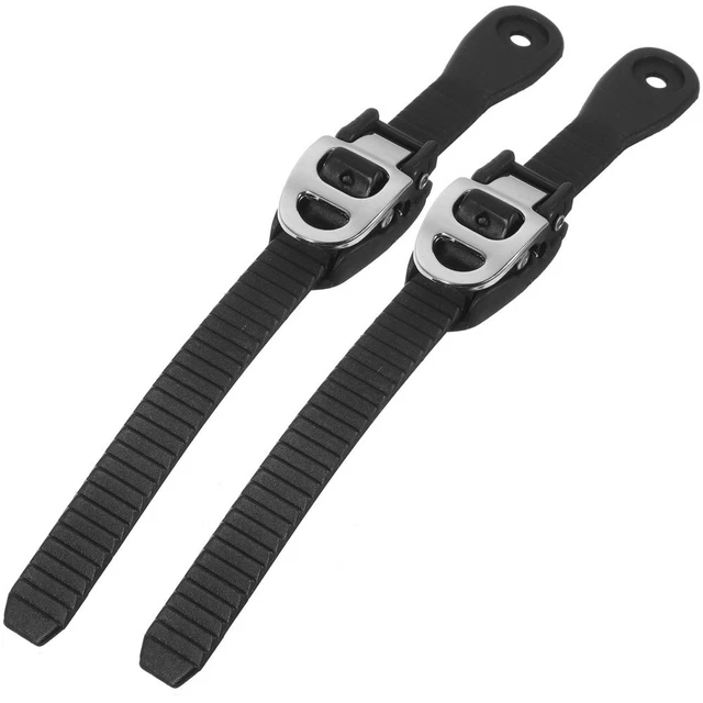 2 Sets of Ice Hockey Shoes Straps Replacement Skate Buckles Shoes Fix Straps