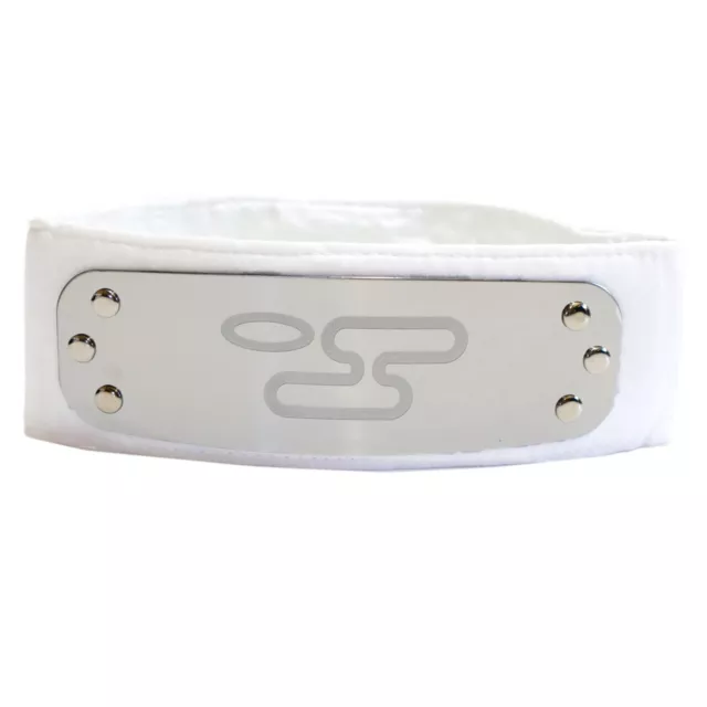 Naruto Shippuden Hidden Cloud Village Metal Plate White Headband Official Legit