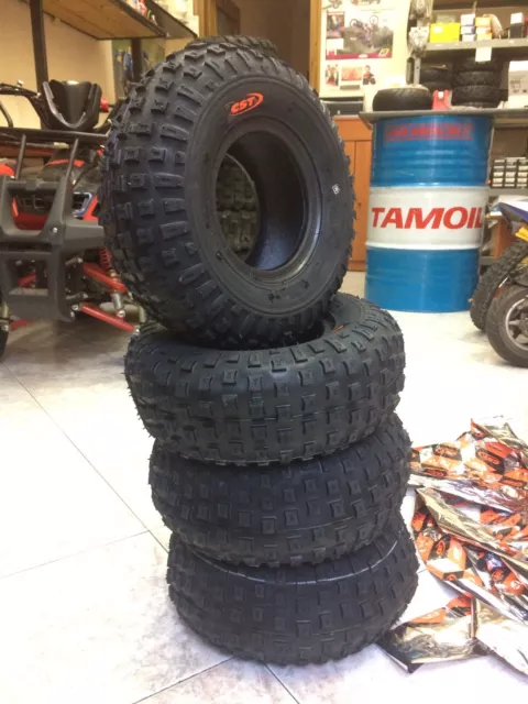 4 Gomme Cst Tractor 145x70-6 145/70-6 Mini Quad 4t 6,Treno Completo 2 Ant+2 Post