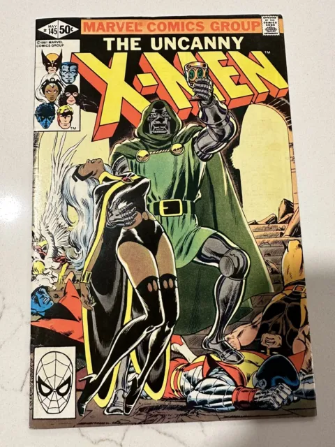 Uncanny X-Men #145 (Marvel, 1981) Doctor Doom Dave Cockrum Cover!