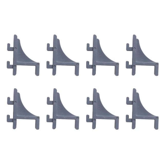 8 pz clip di supporto quadrate per scaffali frigoriferi armadio bottone suite