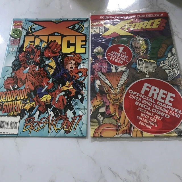 💎X-Force #47 October 1995 Marvel Comics DEADPOOL COVER + Bonus COLLECTOR COMIC