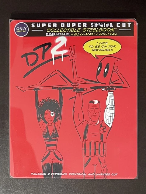 Deadpool 2 Steelbook (4K Ultra HD + Blu-ray) No Digital Super Duper Cut Best Buy Deadpool 2 Steelbook (4K Ultra HD + Blu-ray) No Digital Super Duper Cut Best Buy