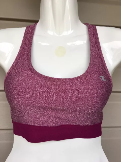 CHAMPION DOUBLE DRY ABSOLUTE WORKOUT II SPORTS BRA BLUE #6715 X SMALL NEW  $20