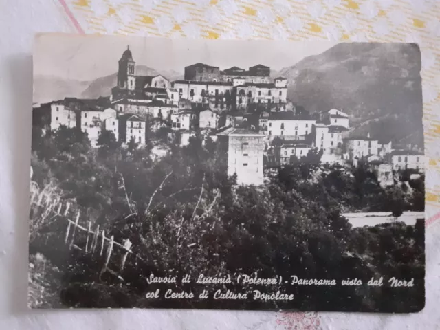 Cartolina Di Savoia Di Lucania (Potenza) Panorama 1960