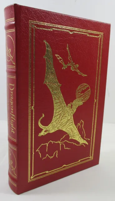 SIGNED LEATHERBOUND COLLECTOR'S ED Dragonflight ANNE MCCAFFREY 1988 Easton Press