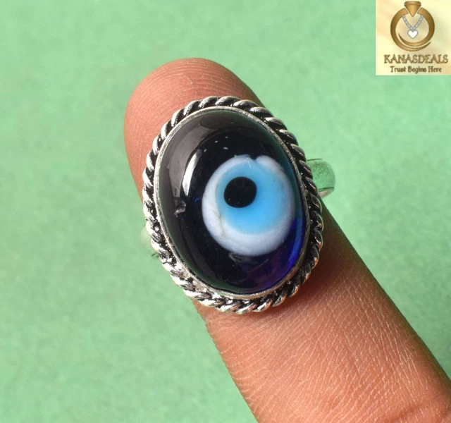 Evil Eye Plated Ring Jewellery Sale Fancy 6.0 GM Discounted Price @1.49-50835