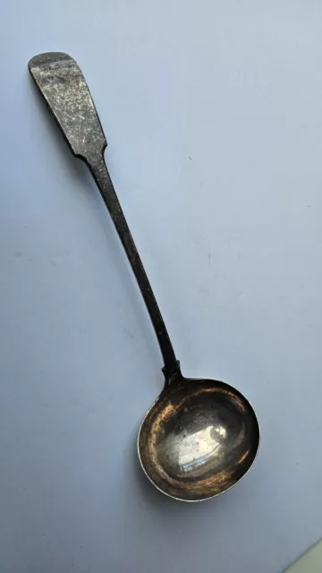 English Vintage Silver plated Marked Ladle With Sign Or MAPPIN & WEBB