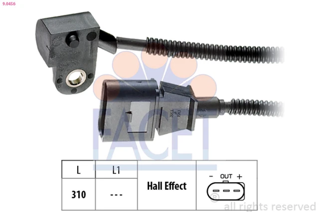 Nockenwellensensor, Hallgeber, Zündimpulsgeber Made in Italy - OE Equiva 9.0456