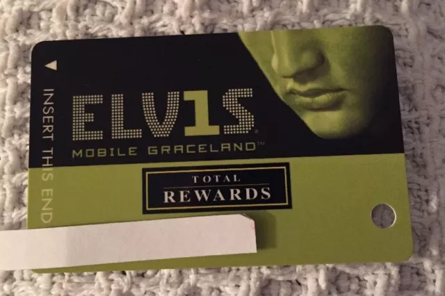 *RARE* Harrah’s Hotel & Casino ELVIS Mobile Graceland Las Vegas Slot Card 2002