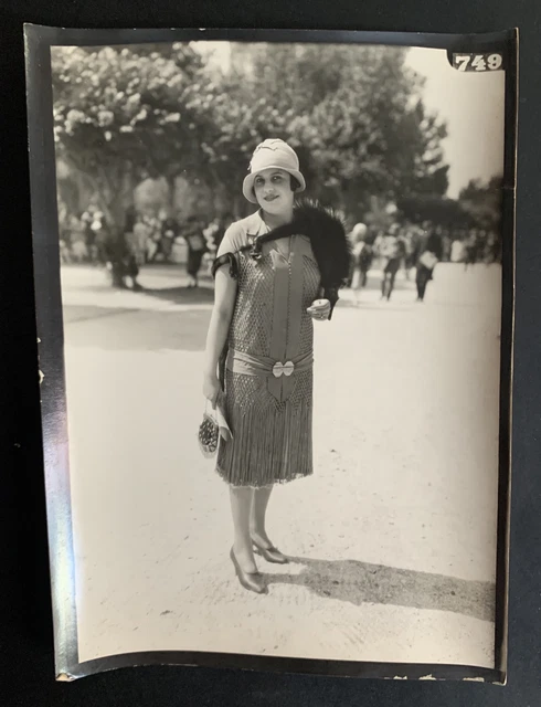 LIV15336  Photographie Photo vintage d&#039;époque Paul Géniaux mode chapeau gan