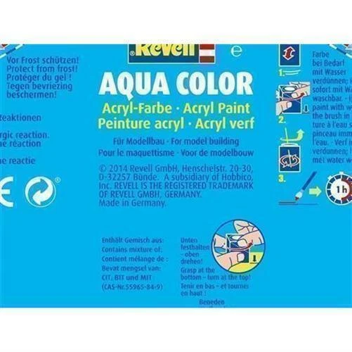 Peinture-émail Revell # 06 - Noir de goudron, mat