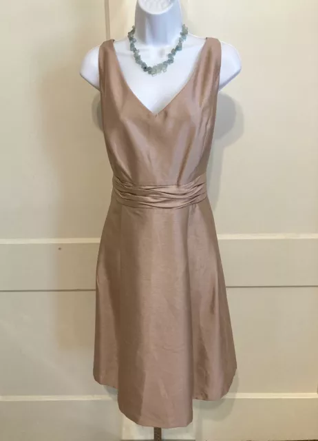 Jessica Howard Size 14 Blush/Pale Rose A-line Sleeveless Lined Party Dress