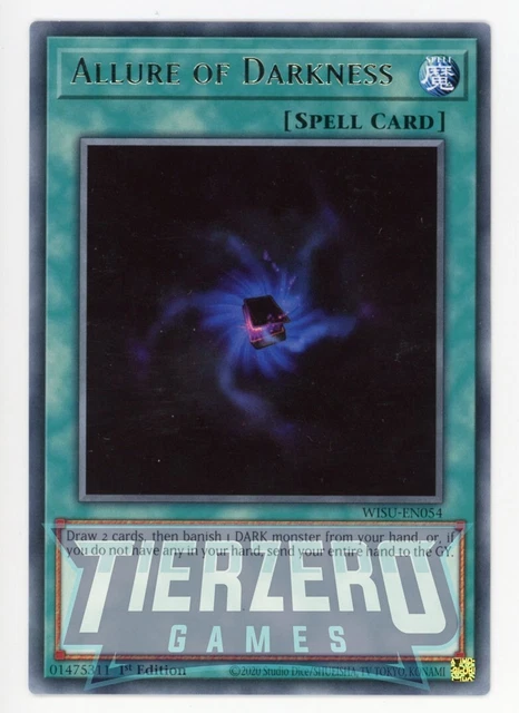 Yugioh Allure of Darkness WISU-EN054 Rare 1st Edition Near Mint