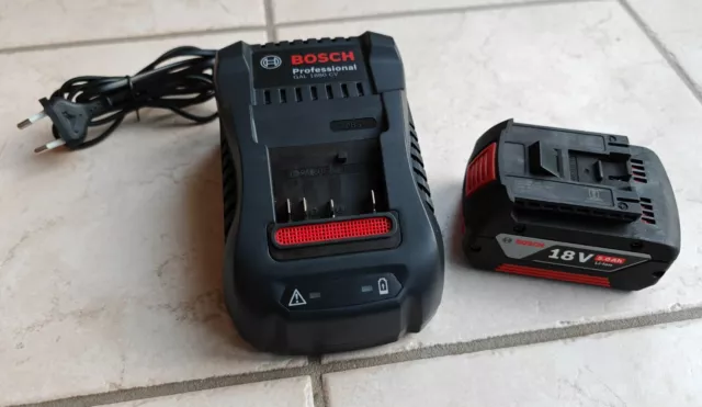 Bosch Professional GBA 18V 5.0Ah Professional Akkupack + Ladegerät GAL 1880 CV